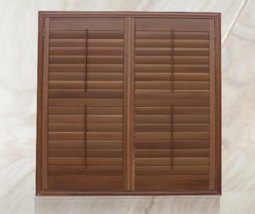 Solid wood air window (pull rod type)