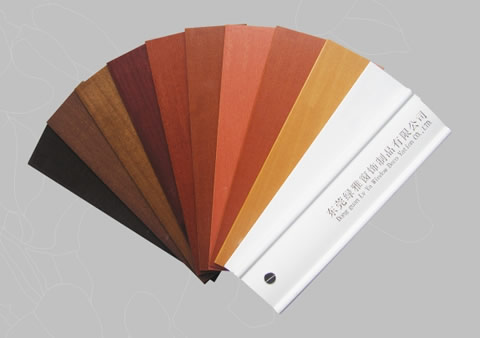 Basswood color card