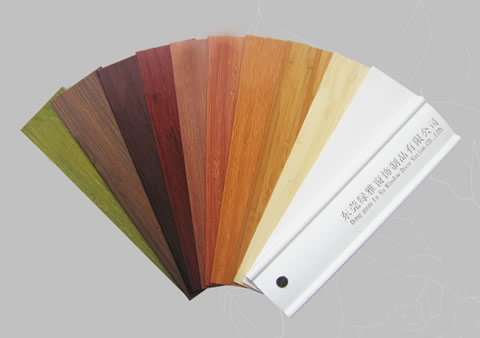 Bamboo color card